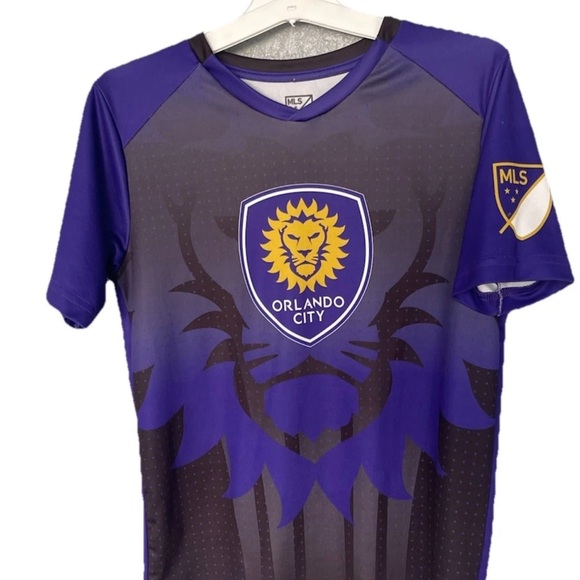 MLS Orlando City SC Boys' Jersey 12/14 Sublimated Poly - Picture 1 of 10